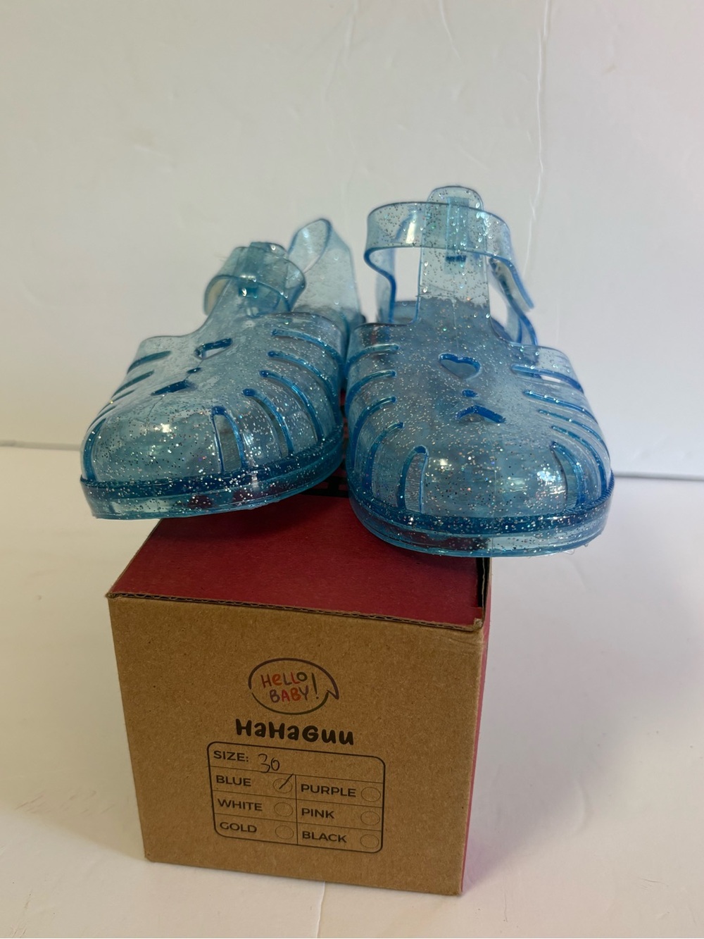 Brand New Little Girl Jelly Sandals Size 30/ Little Kids 12